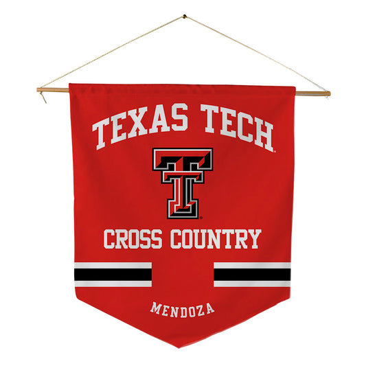 Texas Tech - NCAA Women's Cross Country : Amaya Mendoza - Pennant - 18" x 21"-0