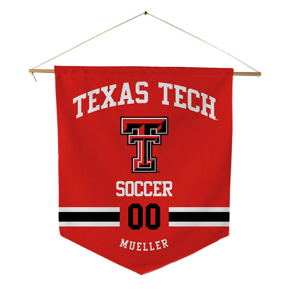 Texas Tech - NCAA Women's Soccer : Madeline Mueller - Pennant - 18" x 21"-0