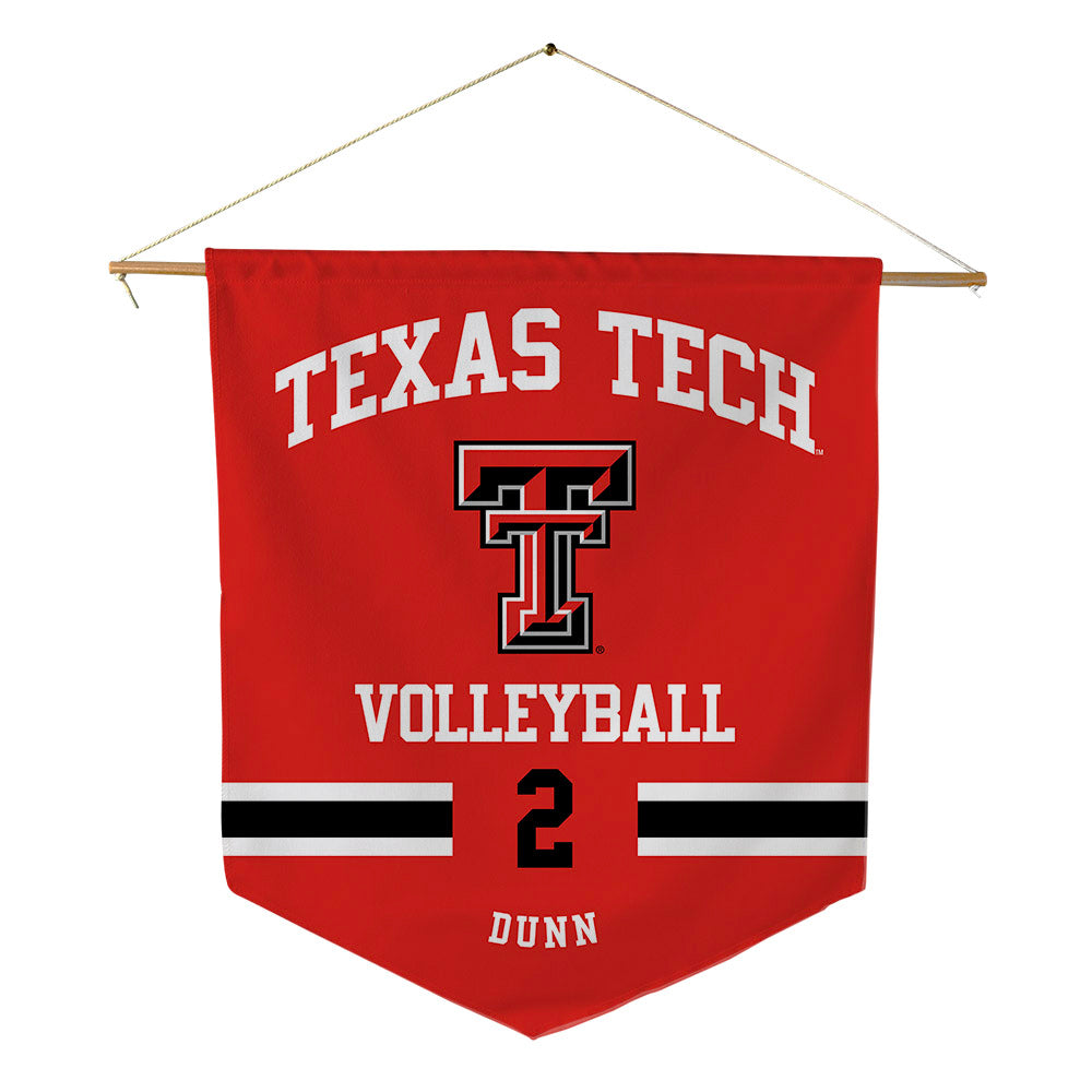 Texas Tech - NCAA Women's Volleyball : Peyton Dunn - Pennant - 18" x 21"-0