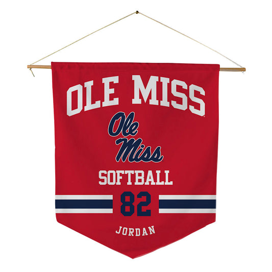 Ole Miss - NCAA Softball : Graycen Jordan - Pennant - 18" x 21"-0