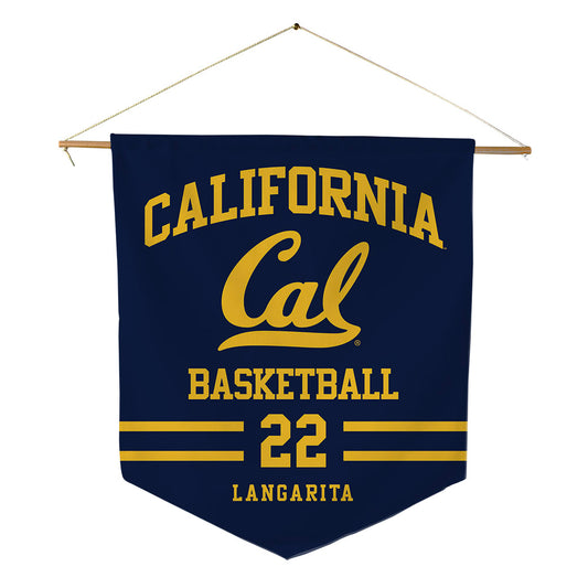 UC Berkeley - NCAA Women's Basketball : Claudia Langarita - Pennant - 18" x 21"-0