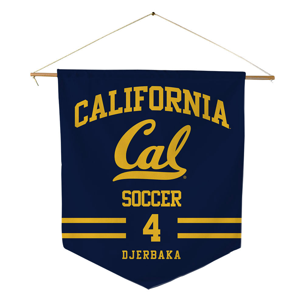 UC Berkeley - NCAA Men's Soccer : Kai Djerbaka - Pennant - 18" x 21"-0