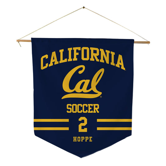UC Berkeley - NCAA Women's Soccer : Amelie Hoppe - Pennant - 18" x 21"-0