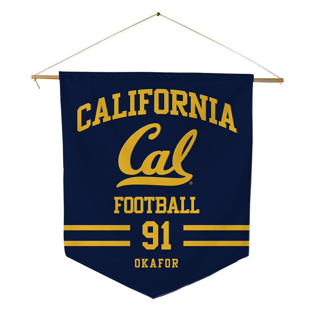 UC Berkeley - NCAA Football : Ike Okafor - Pennant - 18" x 21"-0