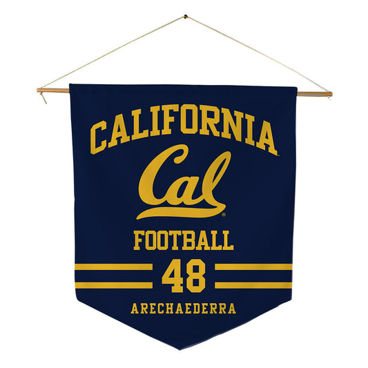 UC Berkeley - NCAA Football : Ewan Arechaederra - Pennant - 18" x 21"-0
