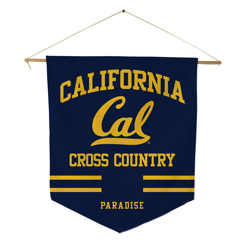 UC Berkeley - NCAA Men's Cross Country : Jack Paradise - Pennant - 18" x 21"-0