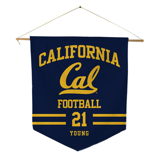 UC Berkeley - NCAA Football : Jae'on Young - Pennant - 18" x 21"-0