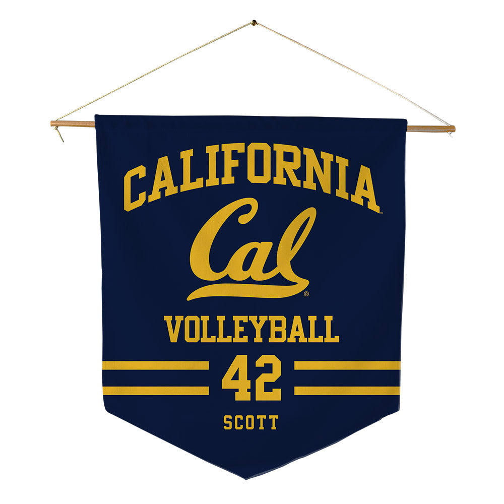 UC Berkeley - NCAA Women's Volleyball : Sophie Scott - Pennant - 18" x 21"-0