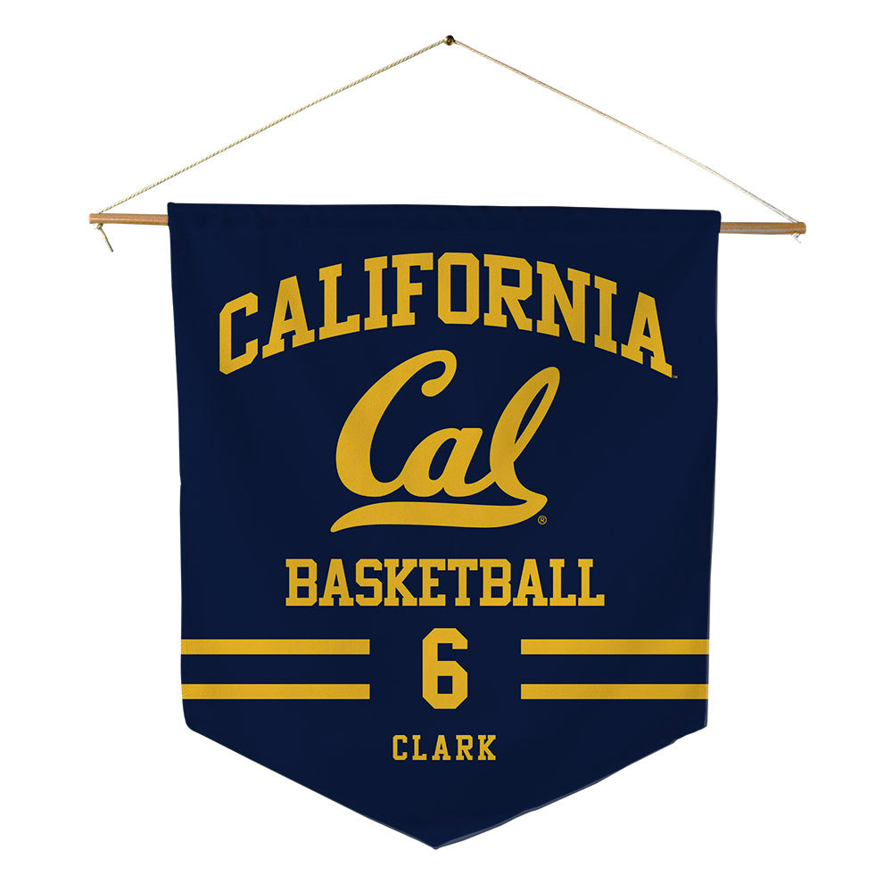 UC Berkeley - NCAA Men's Basketball : Jorell Clark - Pennant - 18" x 21"-0