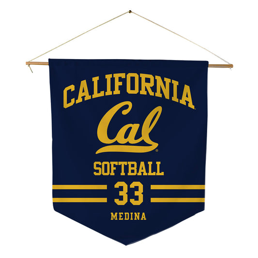 UC Berkeley - NCAA Softball : Holly Medina - Pennant - 18" x 21"-0