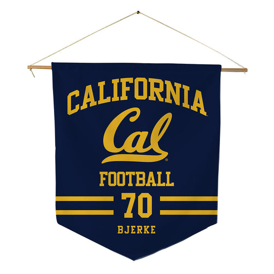 UC Berkeley - NCAA Football : Sam Bjerke - Pennant - 18" x 21"-0