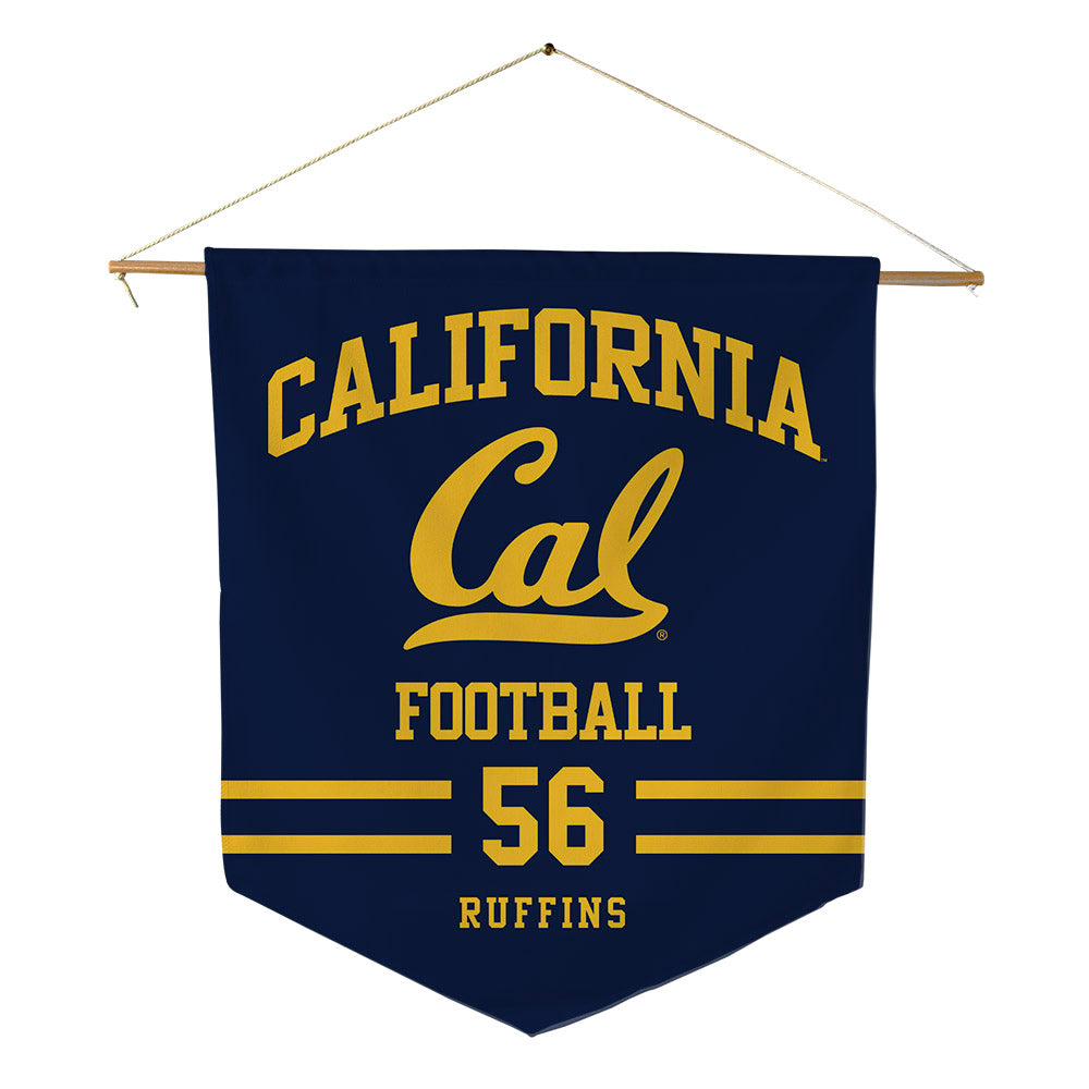 UC Berkeley - NCAA Football : Tyson Ruffins - Pennant - 18" x 21"-0