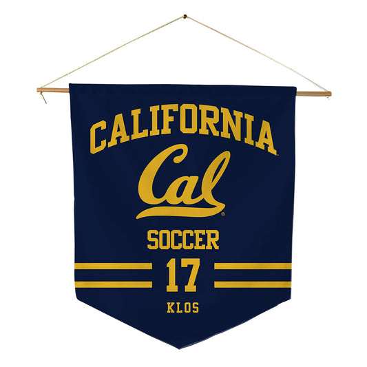 UC Berkeley - NCAA Women's Soccer : Alex Klos - Pennant - 18" x 21"-0