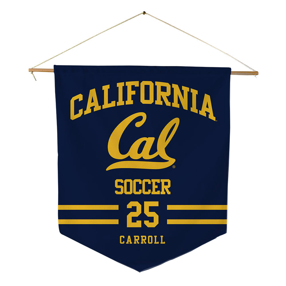 UC Berkeley - NCAA Women's Soccer : Campbell Carroll - Pennant - 18" x 21"-0