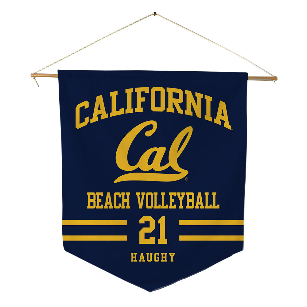 UC Berkeley - NCAA Beach Volleyball : Ava Haughy - Pennant - 18" x 21"-0