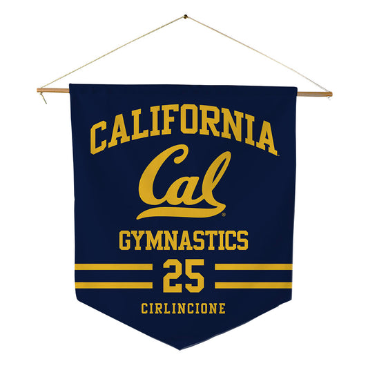 UC Berkeley - NCAA Men's Gymnastics : Samuel Cirlincione - Pennant - 18" x 21"-0