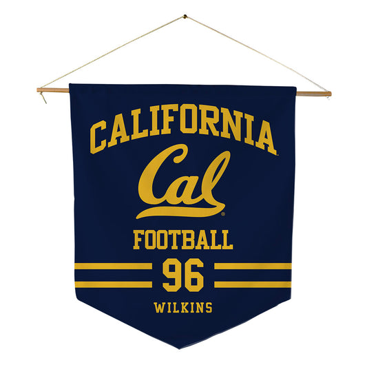 UC Berkeley - NCAA Football : Derek Wilkins - Pennant - 18" x 21"-0