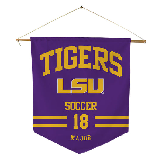 LSU - NCAA Women's Soccer : Kelsey Major - Pennant - 18" x 21"-0