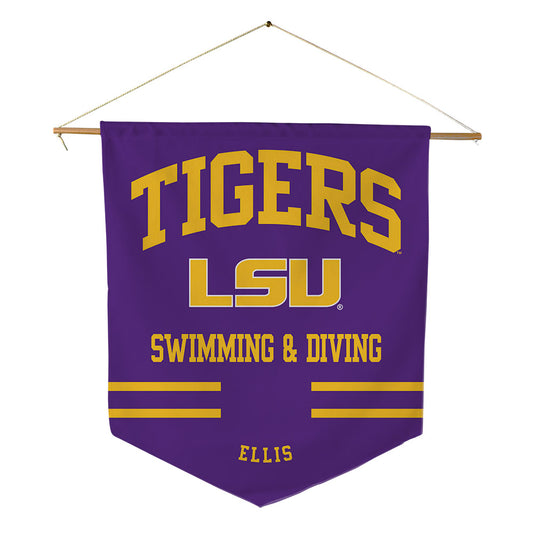 LSU - NCAA Men's Swimming & Diving : Nicole Ellis - Pennant - 18" x 21"-0