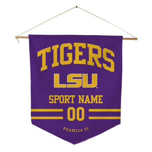 LSU - NCAA Football : Emile Picarella III - Pennant - 18" x 21"-0