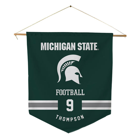 Michigan State - NCAA Football : Jalen Thompson - Pennant - 18" x 21"-0