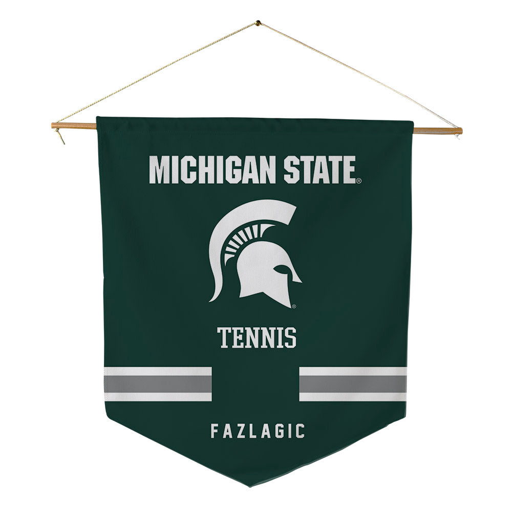 Michigan State - NCAA Women's Tennis : Sarah Fazlagic - Pennant - 18" x 21"-0