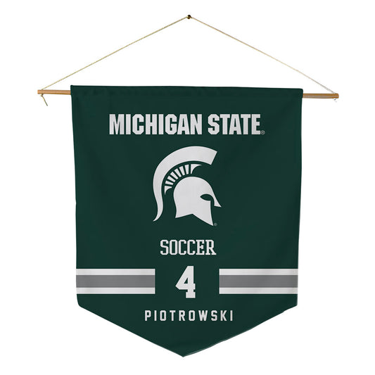 Michigan State - NCAA Women's Soccer : Sophia Piotrowski - Pennant - 18" x 21"-0
