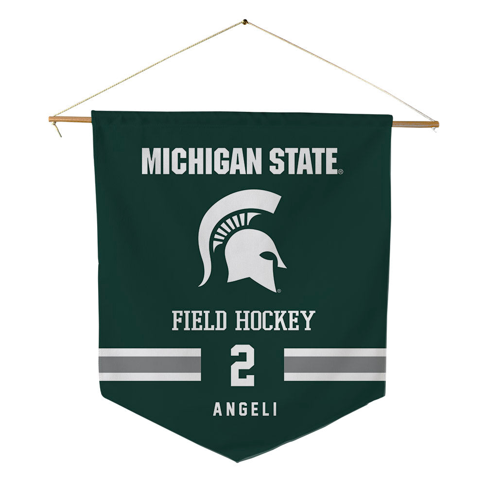 Michigan State - NCAA Women's Field Hockey : Nina Angeli - Pennant - 18" x 21"-0