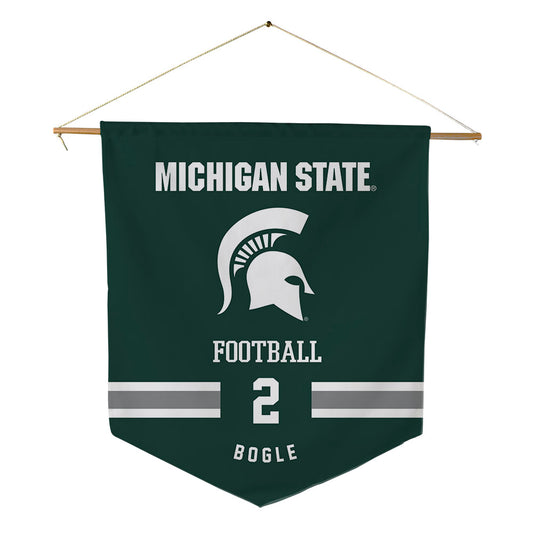 Michigan State - NCAA Football : Khris Bogle - Pennant - 18" x 21"-0