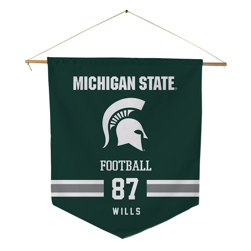 Michigan State - NCAA Football : Jack Wills - Pennant - 18" x 21"-0