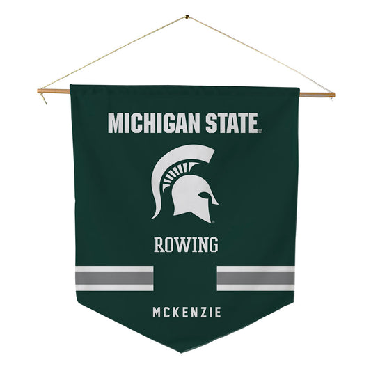 Michigan State - NCAA Women's Rowing : Ella McKenzie - Pennant - 18" x 21"-0