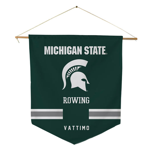 Michigan State - NCAA Women's Rowing : Jessica Vattimo - Pennant - 18" x 21"-0