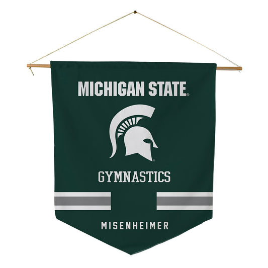 Michigan State - NCAA Women's Gymnastics : Emma Misenheimer - Pennant - 18" x 21"-0