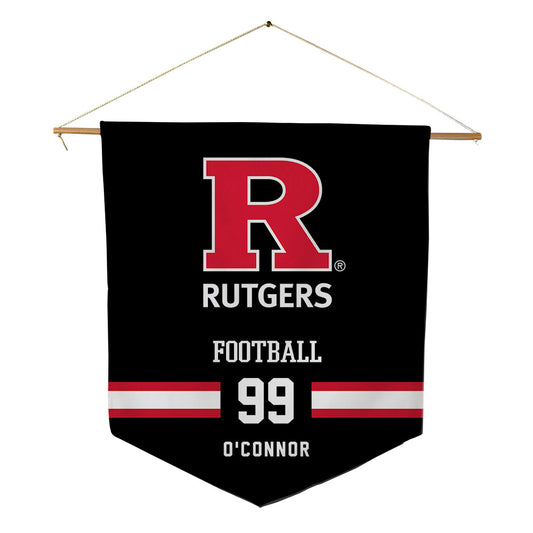 Rutgers - NCAA Football : Michael O'Connor - Pennant - 18" x 21"-0