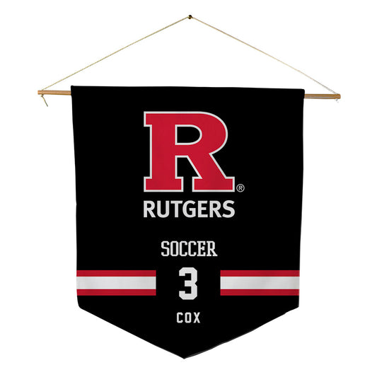Rutgers - NCAA Women's Soccer : Abigail Cox - Pennant - 18" x 21"-0