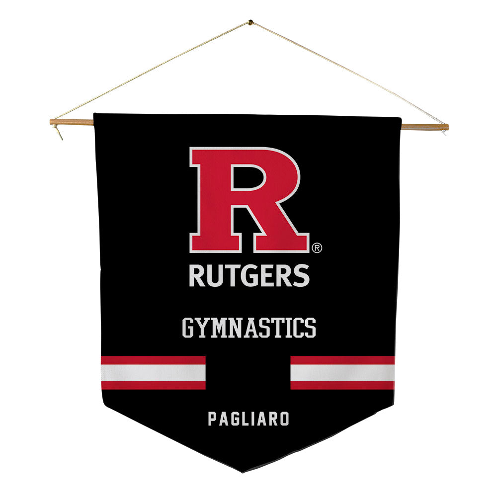 Rutgers - NCAA Women's Gymnastics : Anna Pagliaro - Pennant - 18" x 21"-0