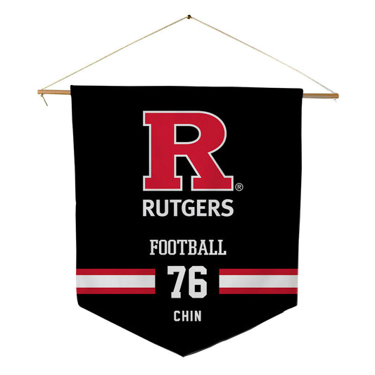 Rutgers - NCAA Football : Dantae Chin - Pennant - 18" x 21"-0