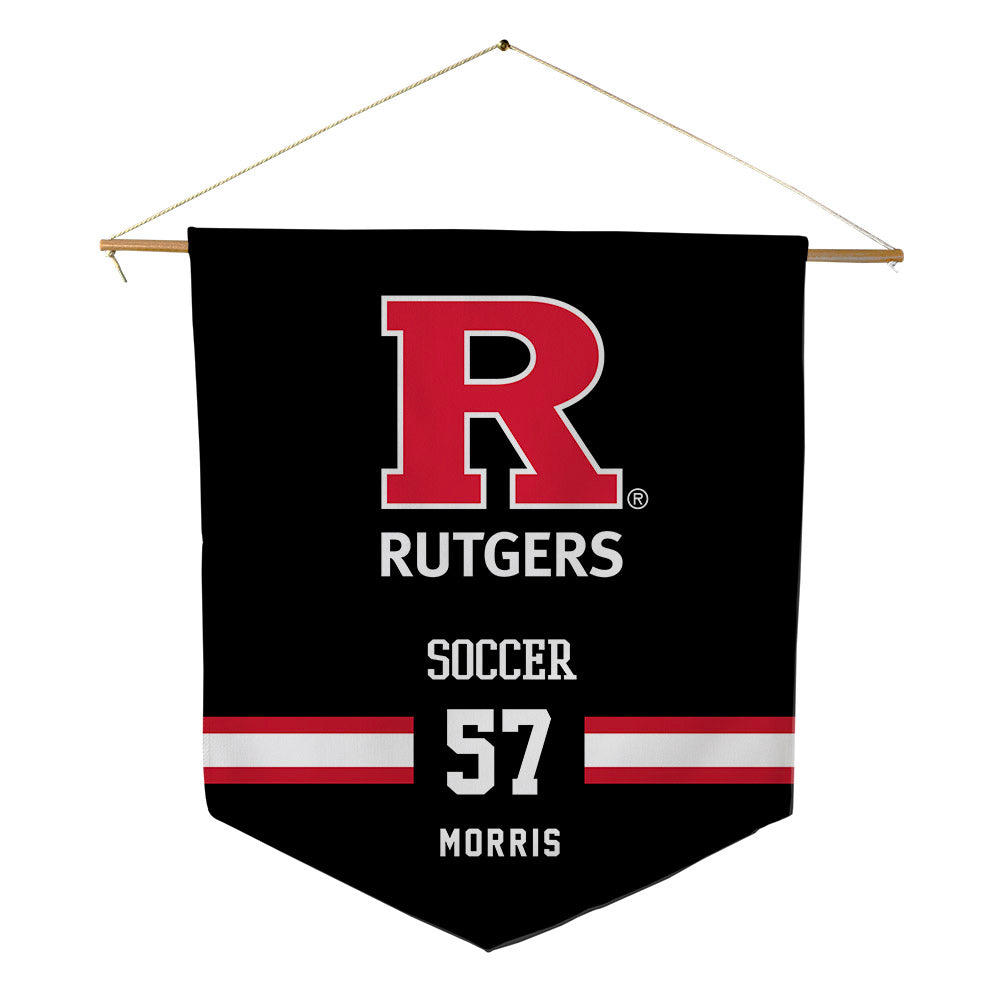 Rutgers - NCAA Women's Soccer : Riley Morris - Pennant - 18" x 21"-0