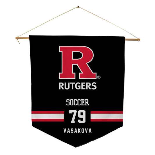 Rutgers - NCAA Women's Soccer : Adela Vasakova - Pennant - 18" x 21"-0