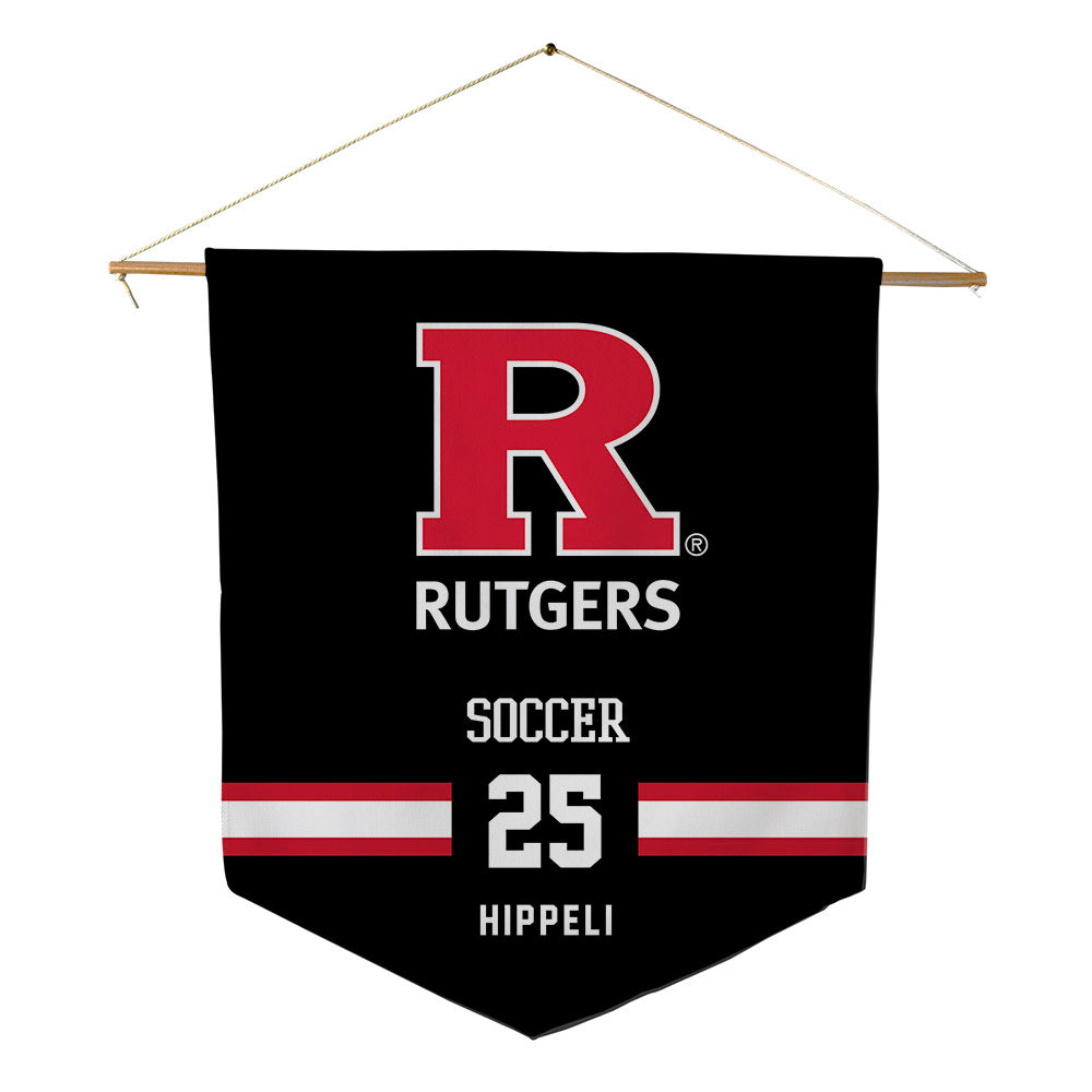 Rutgers - NCAA Women's Soccer : Morgan Hippeli - Pennant - 18" x 21"-0