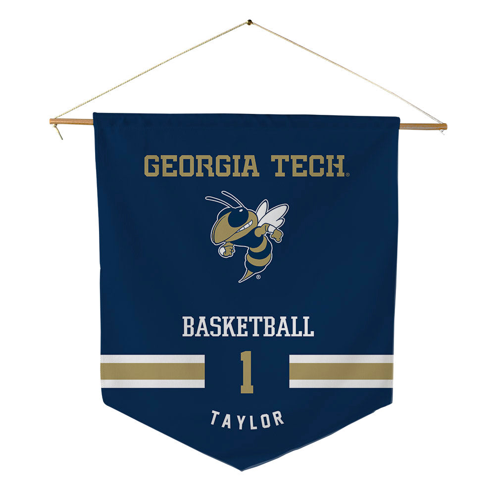 Georgia Tech - NCAA Women's Basketball : McKayla Taylor - Pennant - 18" x 21"-0