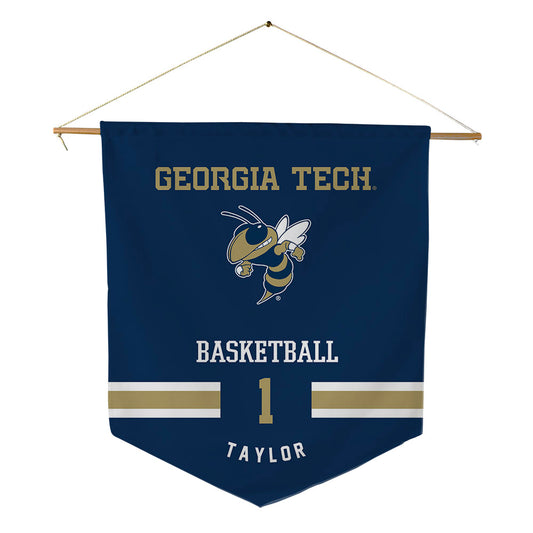 Georgia Tech - NCAA Women's Basketball : McKayla Taylor - Pennant - 18" x 21"-0