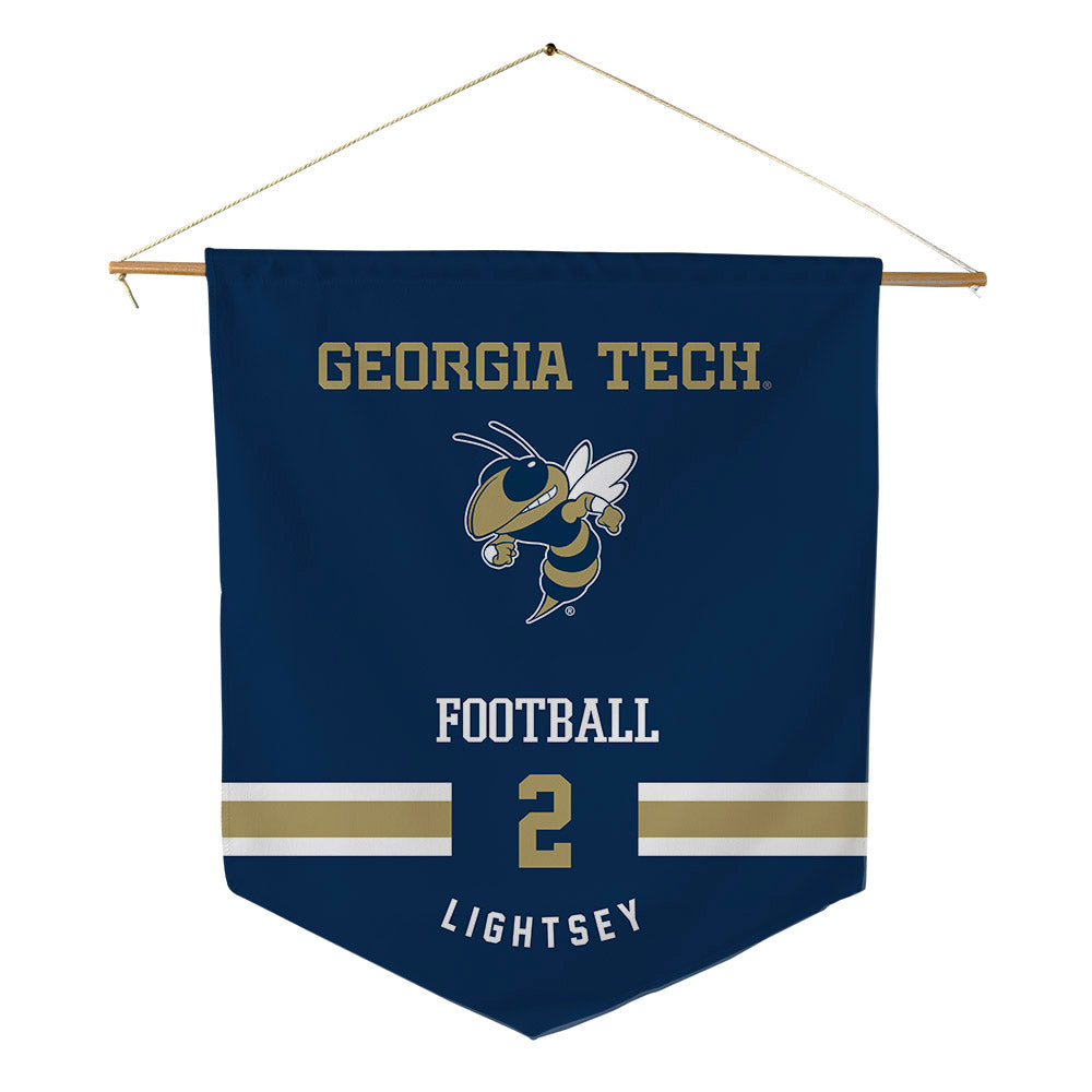 Georgia Tech - NCAA Football : Ej Lightsey - Pennant - 18" x 21"-0