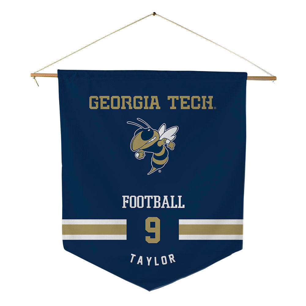 Georgia Tech - NCAA Football : Zion Taylor - Pennant - 18" x 21"-0