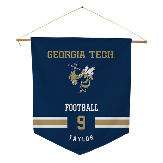 Georgia Tech - NCAA Football : Zion Taylor - Pennant - 18" x 21"-0