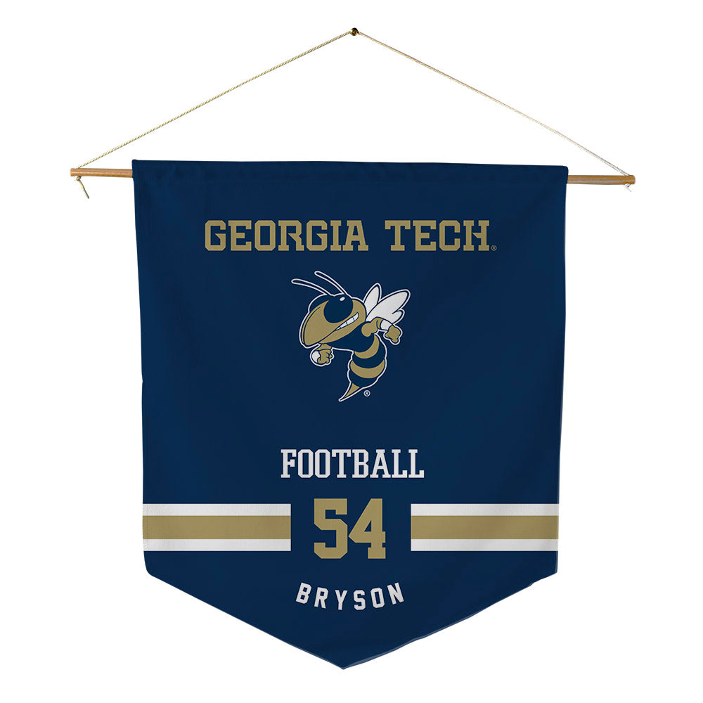 Georgia Tech - NCAA Football : Jimmy Bryson - Pennant - 18" x 21"-0