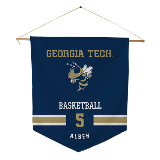 Georgia Tech - NCAA Women's Basketball : Catherine Alben - Pennant - 18" x 21"-0