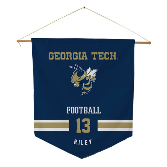Georgia Tech - NCAA Football : Savion Riley - Pennant - 18" x 21"-0