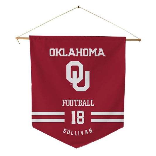 Oklahoma - NCAA Football : Cole Sullivan - Pennant - 18" x 21"-0