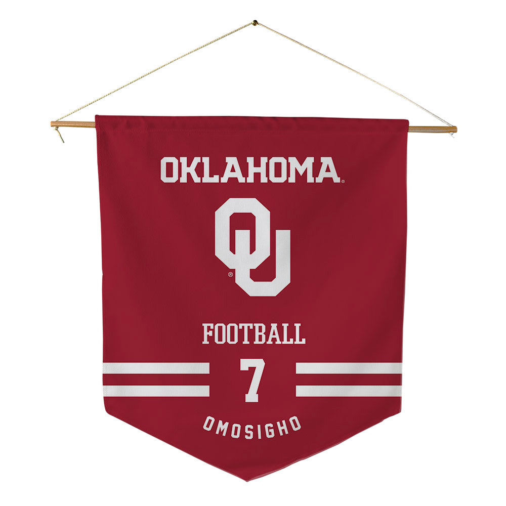Oklahoma - NCAA Football : Sammy Omosigho - Pennant - 18" x 21"-0